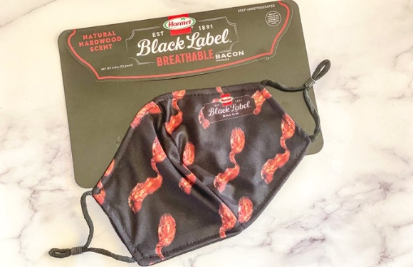 隨時(shí)享受美味薰陶！美國(guó)公司推出培根味口罩