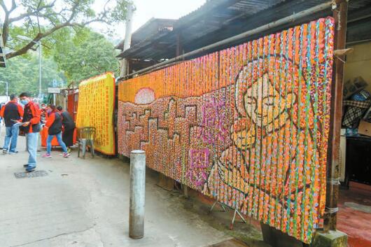 深井壁畫(huà)弘揚(yáng)孝道凝聚社群