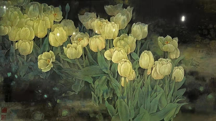 吐納英華，凝香四季，藝術(shù)家陳湘波作品在廈展出