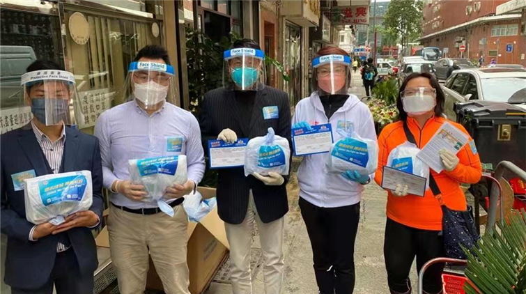 政團(tuán)落區(qū)參與防疫包派發(fā)工作 衷誠合作支援政府抗疫