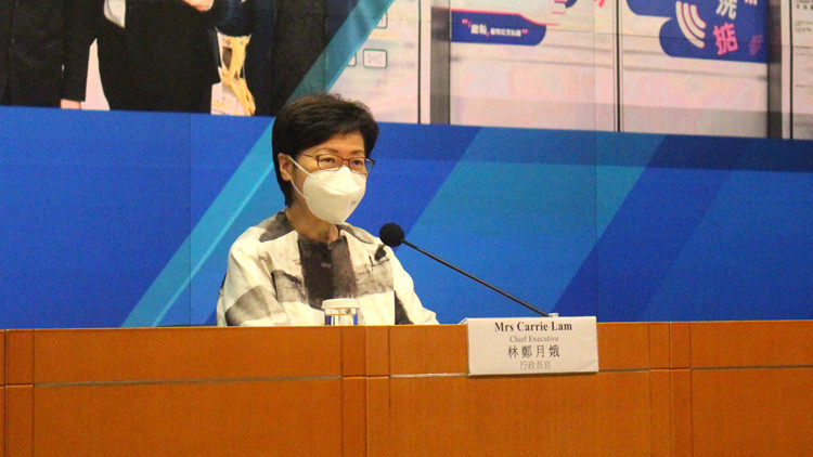 全民快測次日呈陽增373宗 林鄭：非指數(shù)式上升屬可處理範(fàn)圍 