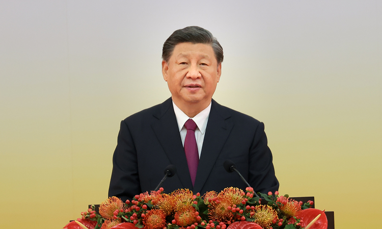  慶祝香港回歸祖國25周年大會暨香港特區(qū)第六屆政府就職典禮隆重舉行  習(xí)近平：「一國兩制」須長期堅(jiān)持 