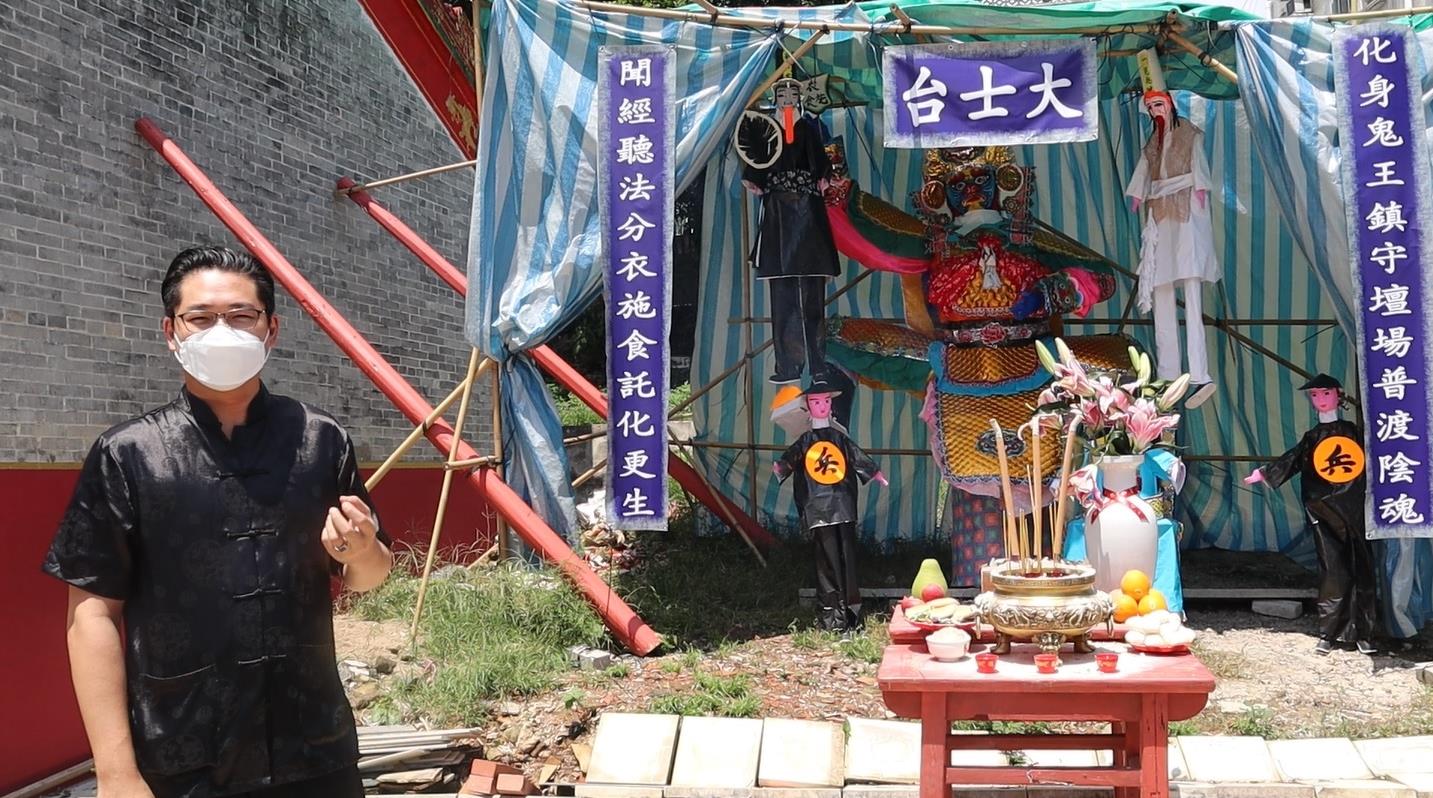 樟樹灘村再現(xiàn)盂蘭盛會