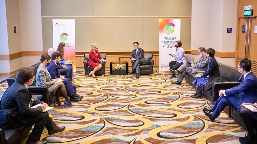 俄羅斯聯(lián)邦文化部長(zhǎng)奧爾加．柳比莫娃：俄羅斯積極推動(dòng)國(guó)際文化合作