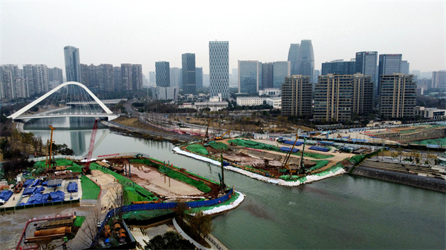 中國五冶：搶抓天時站好「春節(jié)崗」  合力攻堅錦江「蓮葉橋」