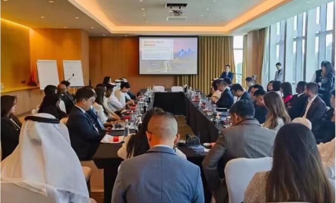 前海代表團在杜拜開展「雙招雙引」活動