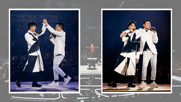 有片｜【娛樂(lè)】李克勤演唱會(huì)尾場(chǎng) 劉德華壓軸登場(chǎng)唱爆紅館