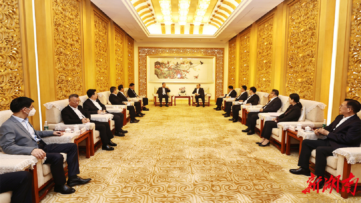  湖南省長毛偉明會見香港中聯(lián)辦主任鄭雁雄