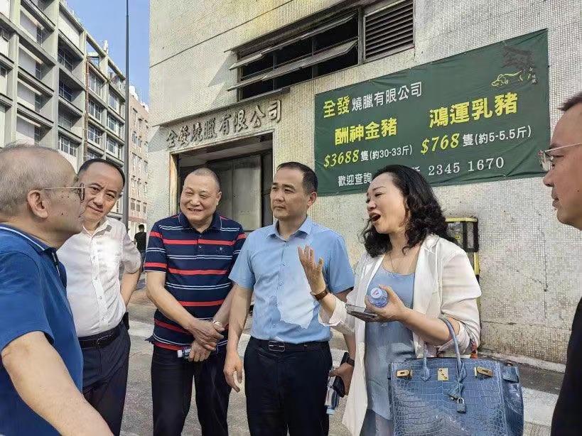 湖南洞口縣長賀永亮「港洽周」期間赴香港考察企業(yè)