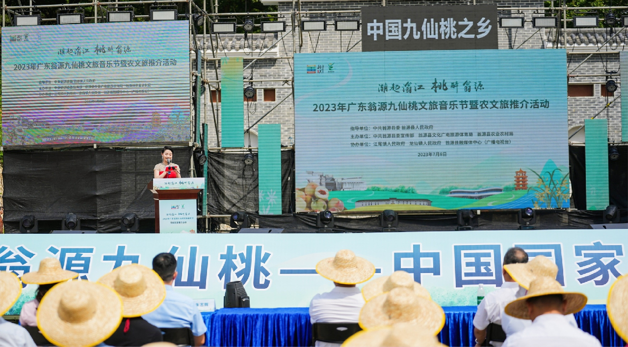 暢享豐收甜蜜！廣東翁源舉辦九仙桃文化旅遊節(jié)