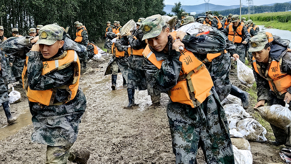 有片｜北部戰(zhàn)區(qū)向黑龍江吉林派出抗洪指揮所