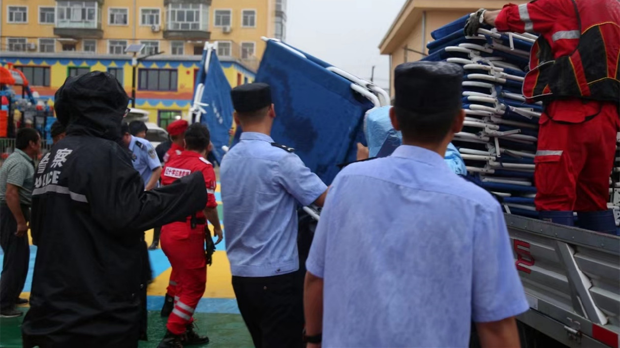 哈爾濱五常：洪流中的「派出所」守護(hù)平安