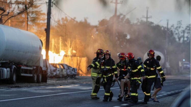 羅馬尼亞首都附近一液化石油氣站發(fā)生爆炸 釀1死46傷