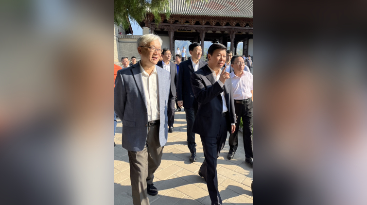 國共兩岸主事者訪運城關(guān)帝廟 宋濤談臺灣道路前景抉擇