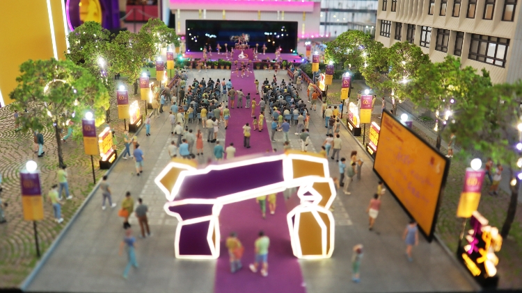 【圖集】中大60周年微型藝術(shù)展 呈現(xiàn)百萬大道等知名地標