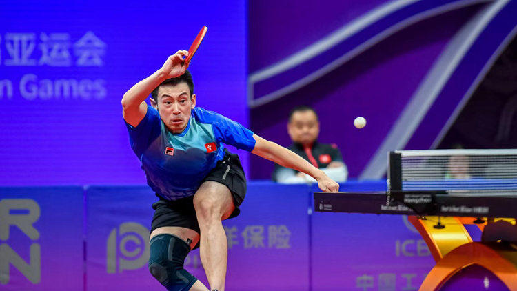 港隊亞運直擊｜乒乓球男單不敵國家隊王楚欽 港隊黃鎮(zhèn)廷摘銅