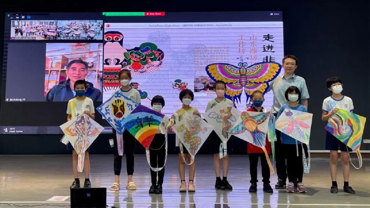 山東濰坊風(fēng)箏課堂走進(jìn)馬來(lái)西亞