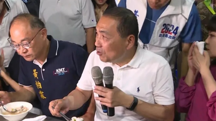 促開放兩岸觀光 侯友宜逛夜市喊出「兩岸穩(wěn)定，才能賺錢」