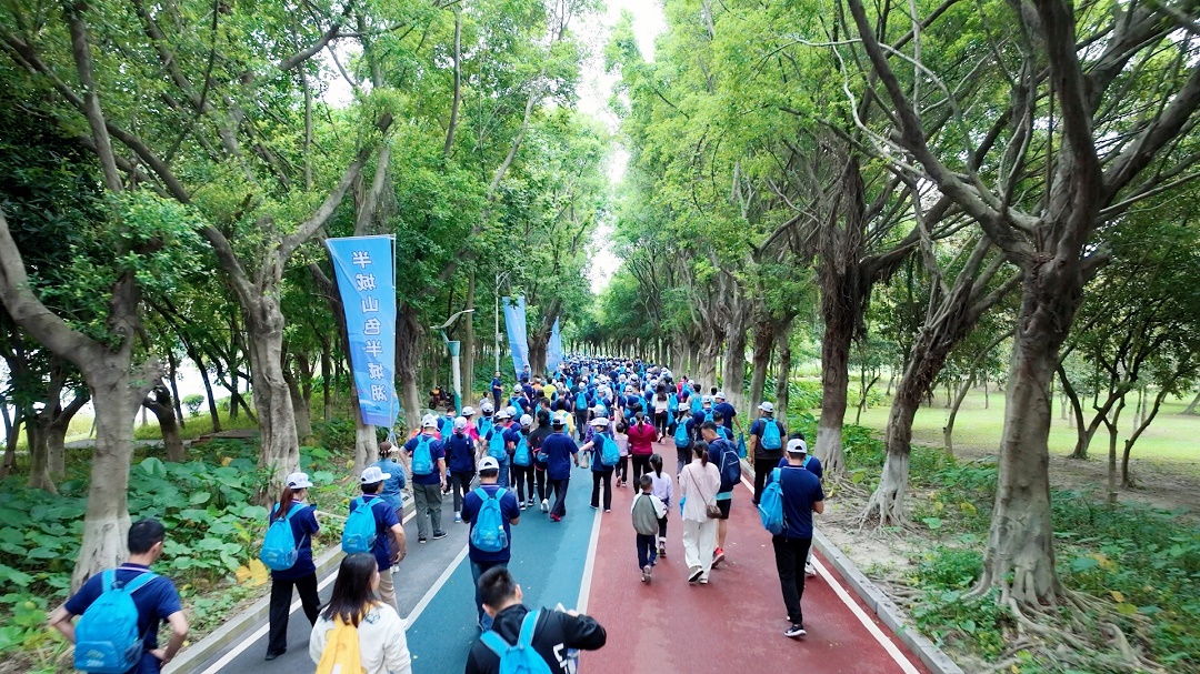 東莞建成520公里碧道  「跟著河長走碧道」徒步受熱捧