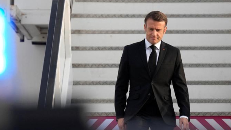 巴以衝突｜?馬克龍抵達以色列 將與以總理內(nèi)塔尼亞胡等人會晤