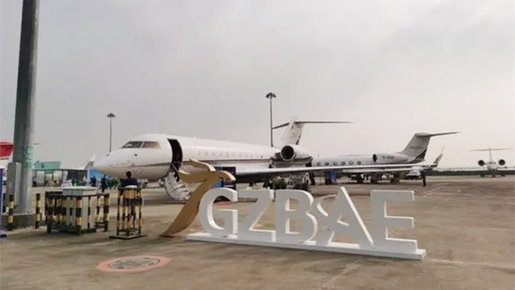 十多架世界名機亮相第六屆（中國）廣州商務(wù)航空展