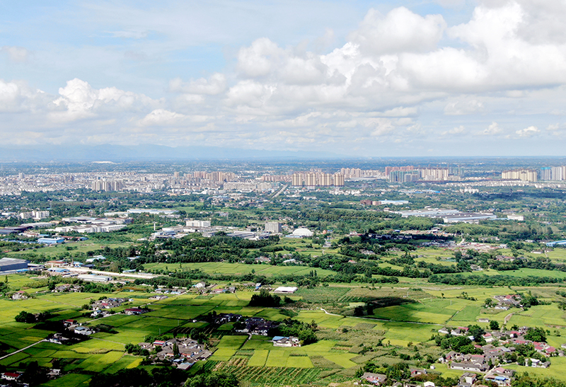 四川綿竹：讓生態(tài)底色更濃 「兩山」成色更足