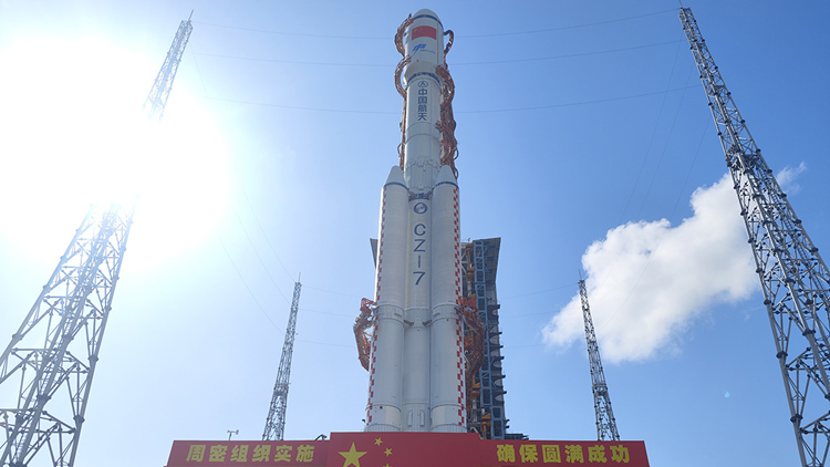 天舟七號完成發(fā)射前最後一次全區(qū)合練