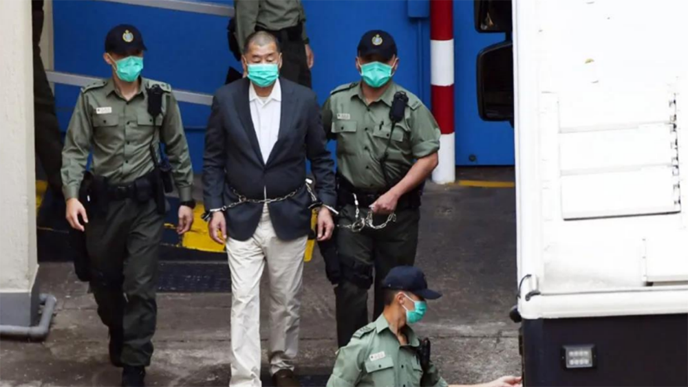 ?特區(qū)政府強烈譴責和反對四位前美國駐香港總領事就黎智英案的干預和抹黑言論