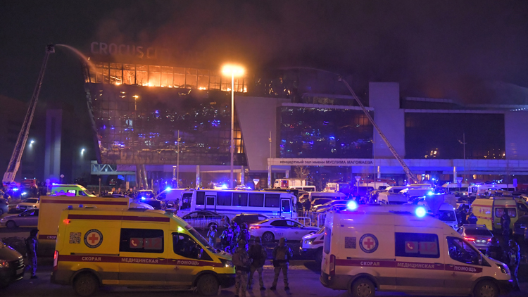 莫斯科恐襲｜俄聯(lián)邦偵查委員會已就莫斯科近郊音樂廳恐襲事件立案調查