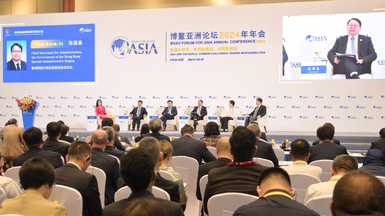 陳國(guó)基出席博鰲亞洲論壇2024年年會(huì)並與海南省領(lǐng)導(dǎo)和香港青年志願(yuàn)者會(huì)面