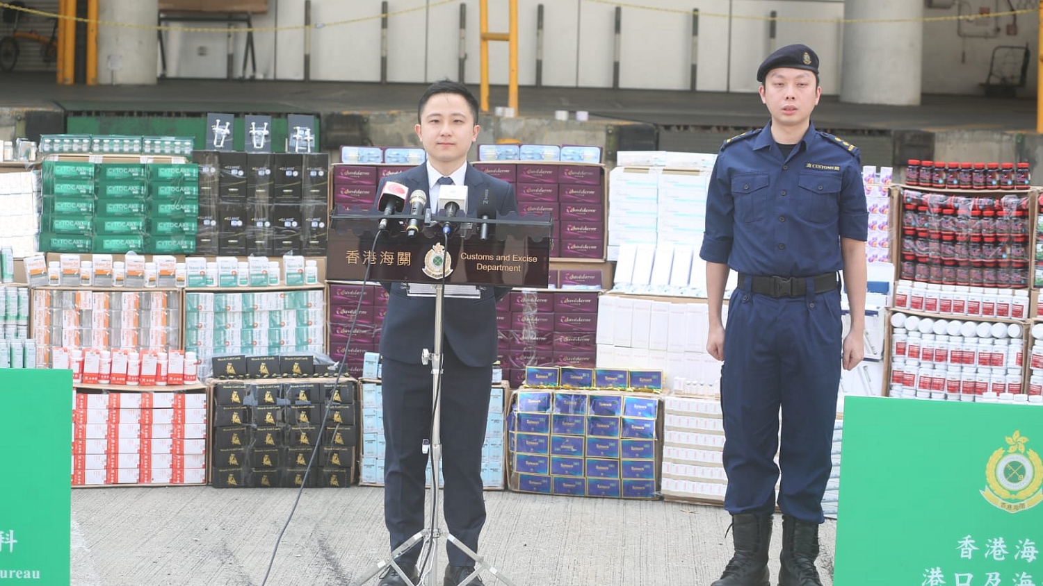 海關(guān)破內(nèi)河船走私 檢2000萬元受管制藥劑製品