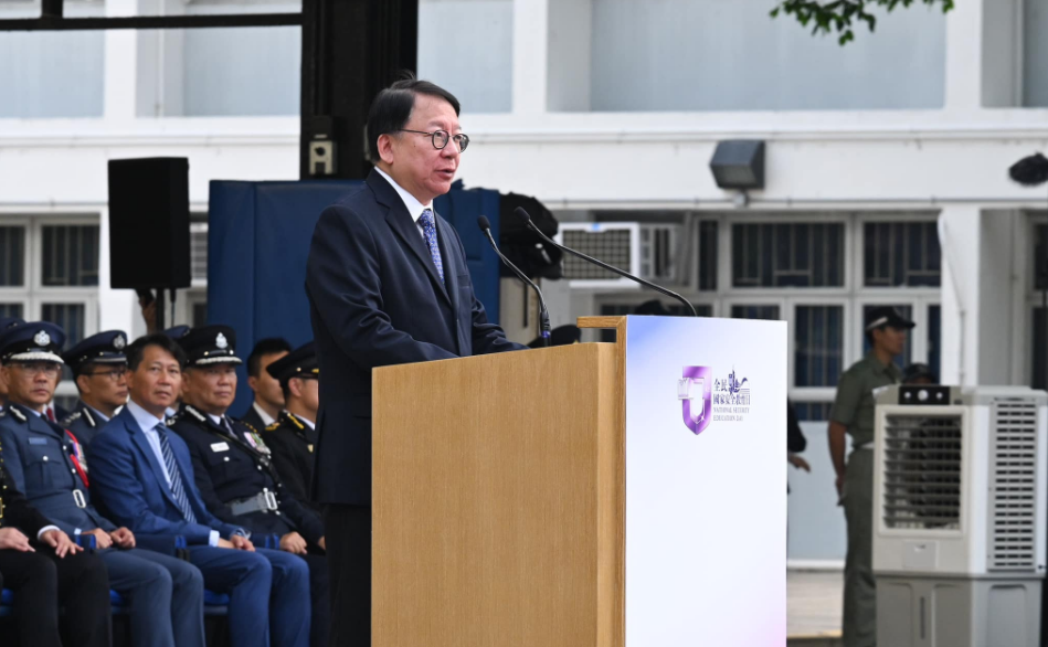 陳國基：國安才能港安家安 香港須做好三個角色