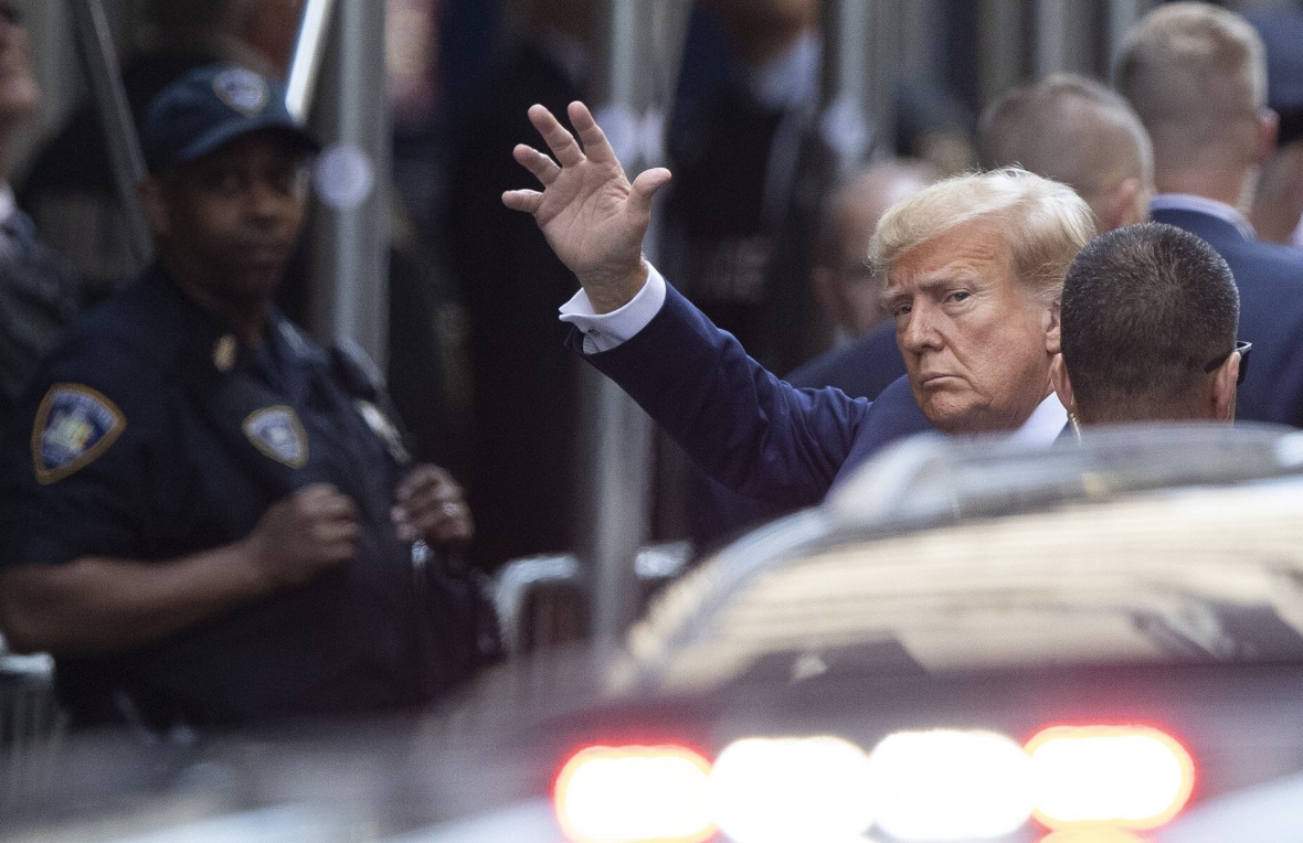 特朗普紐約出庭接受「封口費(fèi)」案刑事審判