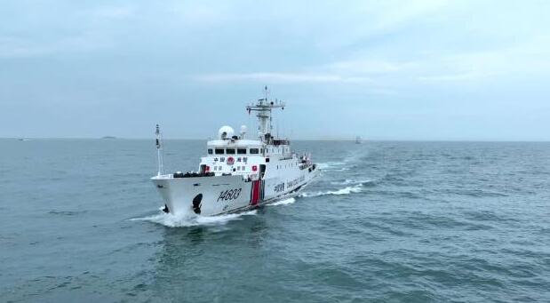 福建海警位金門附近海域依法開展常態(tài)化執(zhí)法巡查