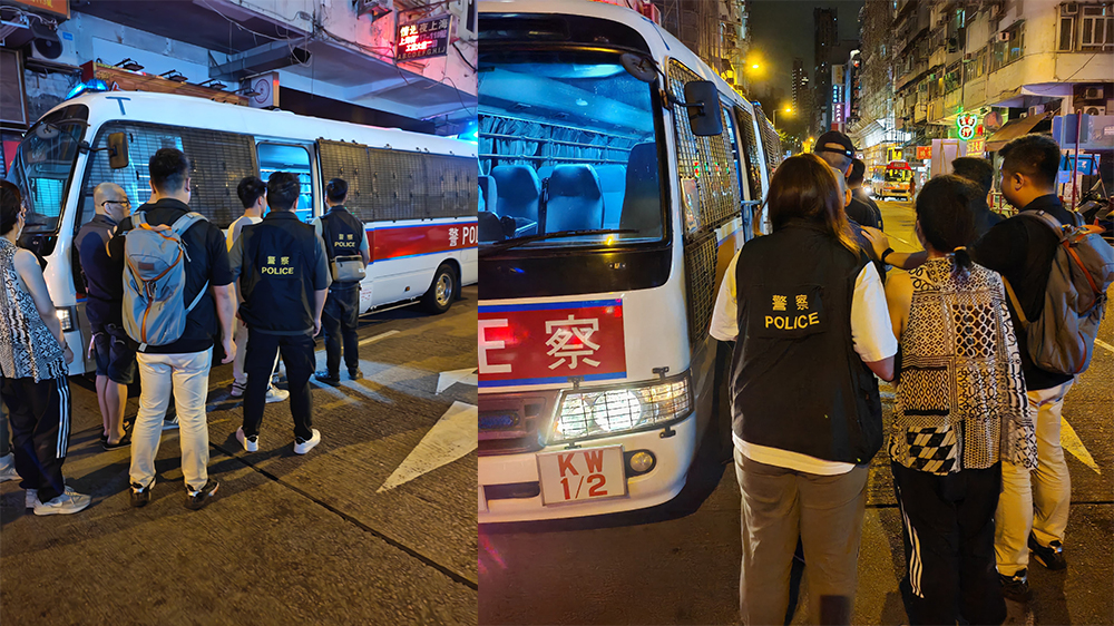 警方搗破釣魚機賭檔 拘捕6名男女檢賭具