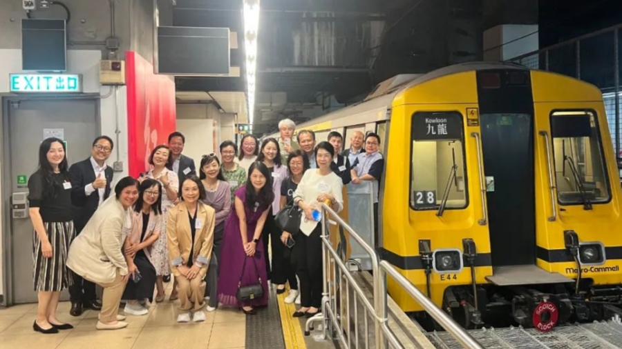 新聞聯(lián)理事會參觀港鐵「站見」鐵路展
