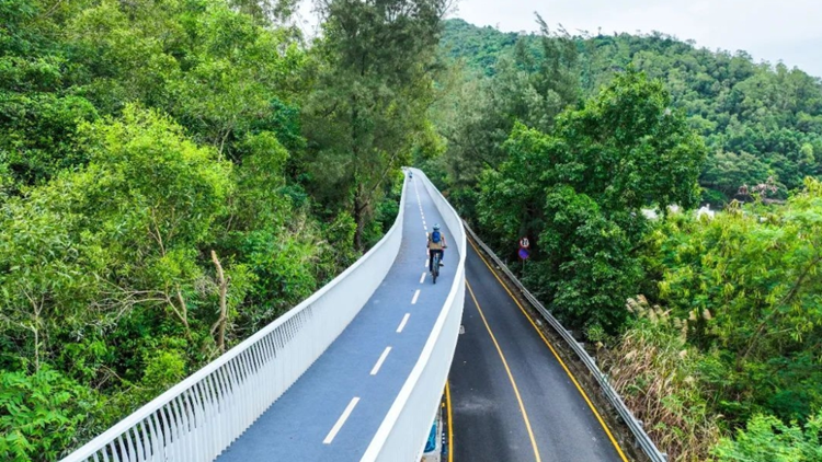 深圳看海新地標(biāo)！大鵬溪涌海濱棧道開放了~