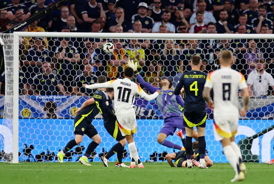 圖集｜蘇格蘭10打11個(gè)零攻門(mén)慘敗 德國(guó)大勝5:1歐國(guó)盃響頭炮