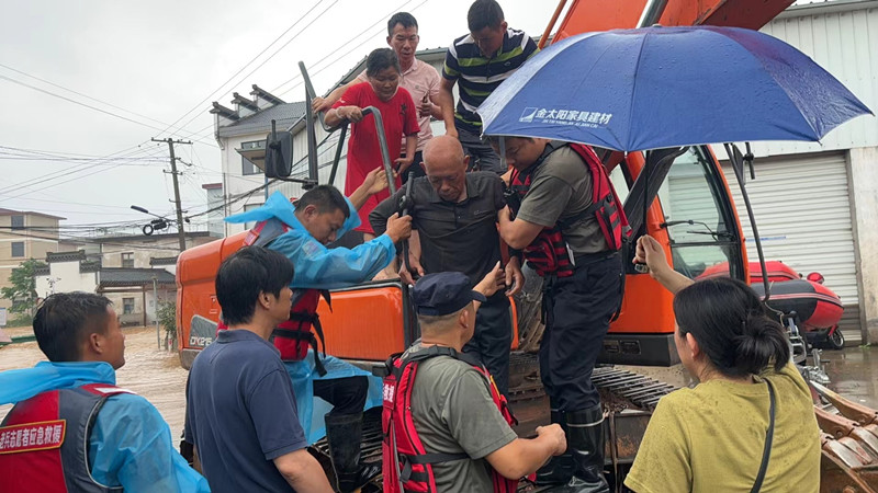 【黃山防汛救災(zāi)見聞錄】休寧縣：「紅色堤壩」堅不可摧