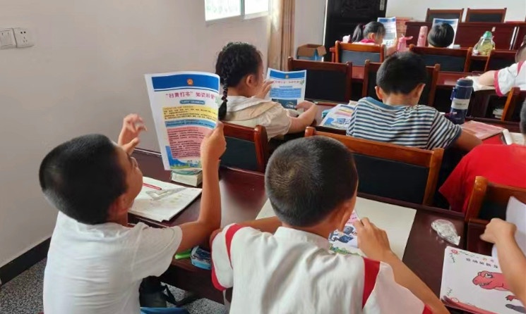 皖黟縣柯村鎮(zhèn)：開展科普宣傳  打造「陽光暑期」