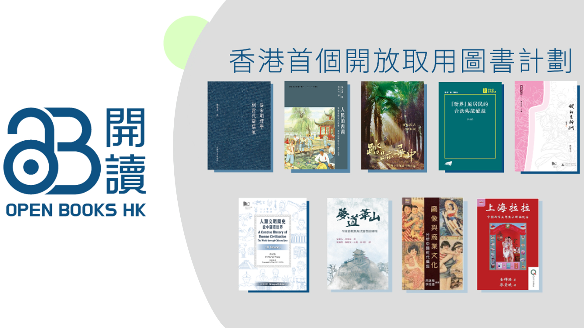 中大城大港大合推開(kāi)讀計(jì)劃 首批9本圖書(shū)供公眾免費(fèi)下載