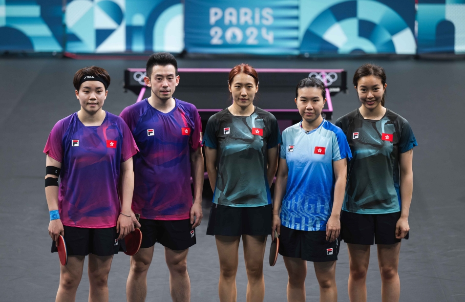 港乒隊(duì)比賽場館練波 混雙抽好籤避開國家隊(duì)