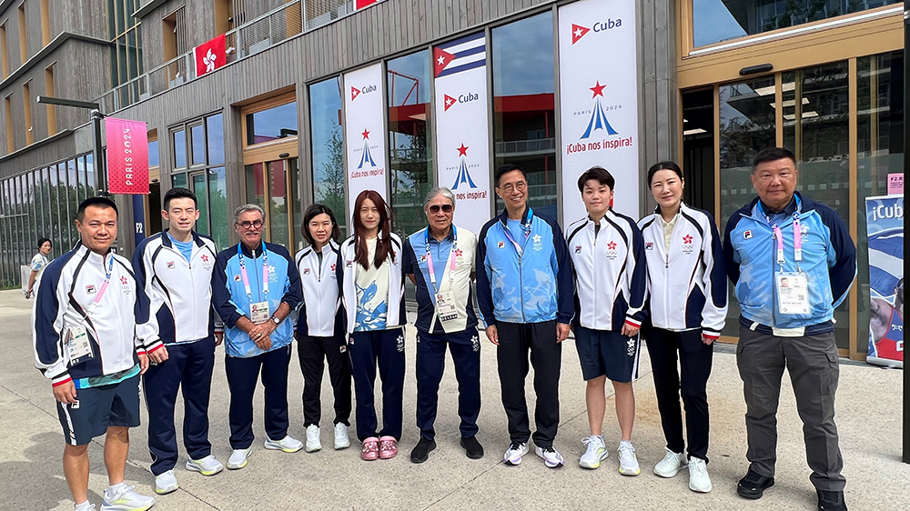 楊潤(rùn)雄展開巴黎行程 參觀奧運(yùn)國(guó)際廣播中心