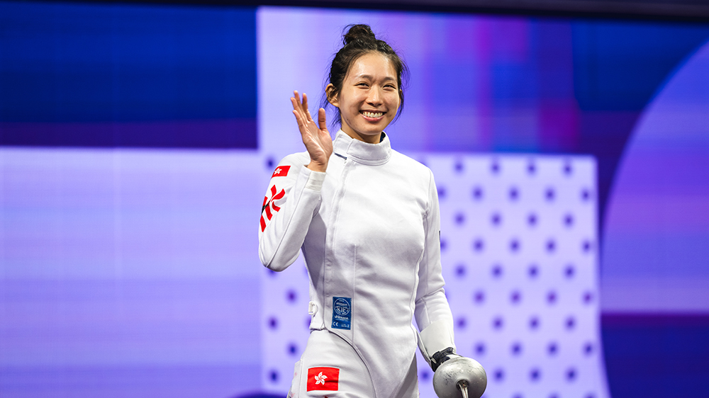 巴黎奧運(yùn)｜楊潤雄現(xiàn)場(chǎng)打氣 江旻憓女重32強(qiáng)順利得勝