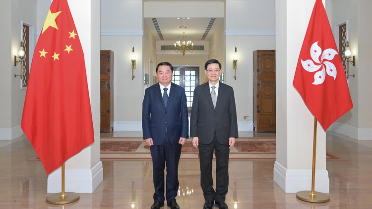 李家超晤遼寧省委書記郝鵬 冀深化遼港交流合作