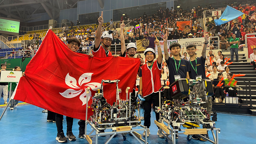 中大學(xué)生團(tuán)隊(duì)代表於亞太廣播聯(lián)盟機(jī)械人大賽三度奪冠