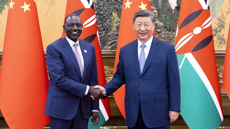 中非合作論壇 | 習(xí)近平會(huì)見肯尼亞總統(tǒng)魯托