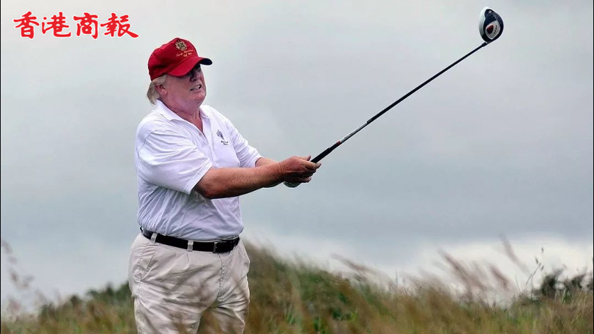 有片丨又遭暗殺？特朗普打高爾夫一槍手藏在灌木叢