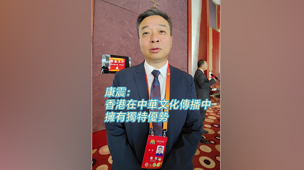 有片｜康震：香港在中華文化傳播中擁有獨特優(yōu)勢