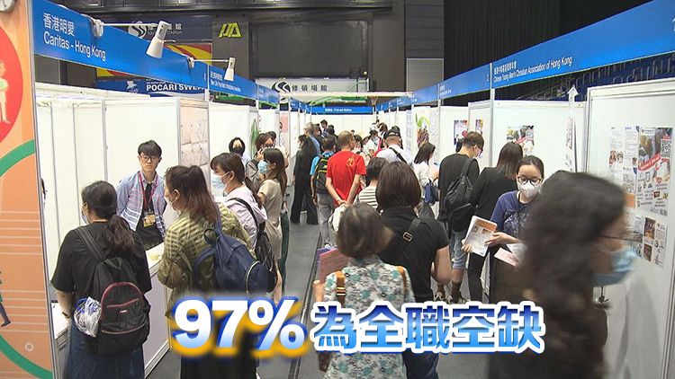 勞工處招聘會(huì)提供逾1100個(gè)院舍服務(wù)業(yè)空缺 月薪最高2.6萬元